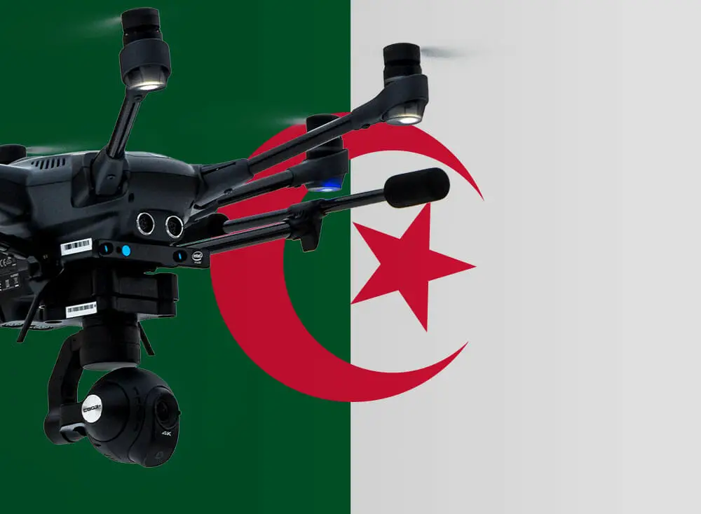 Flying drones in Algeria
