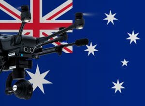 Flying drones in Australia