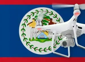 Flying drones in Belize