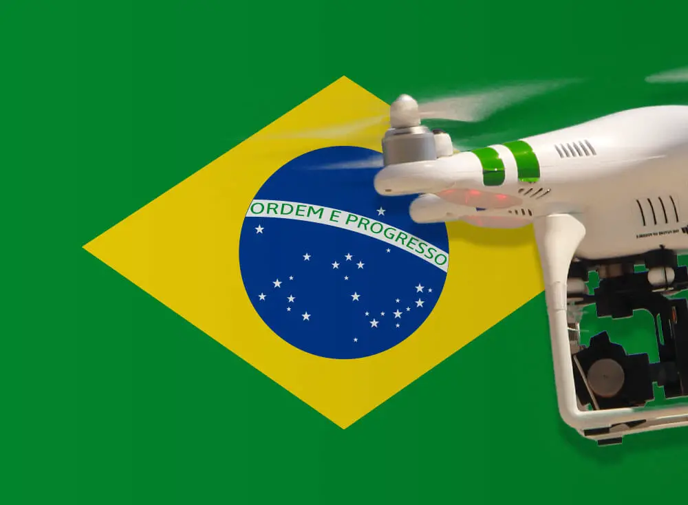 Flying drones in Brazil