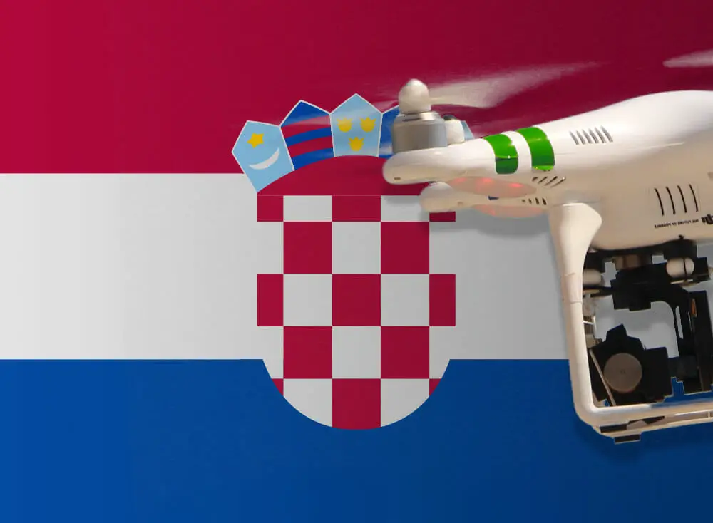 Flying drones in Croatia