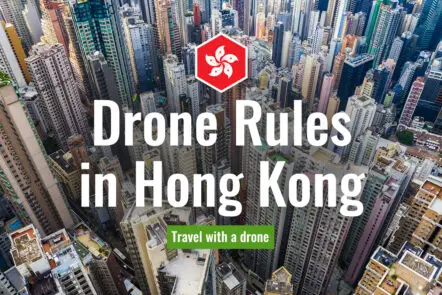 Flying a drone in Hong Kong