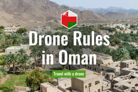 Flying drones in Oman