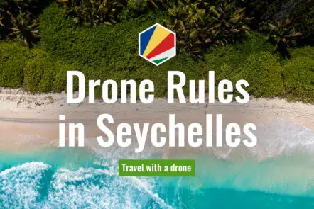 Flying drones in Seychelles