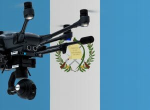 Flying drones in Guatemala