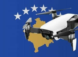 Flying drones in Kosovo