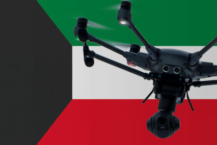 Kuwait drone flying