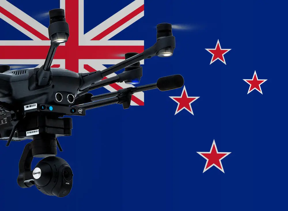 Flying drones in New Zealand