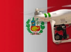 Flying drones in Peru