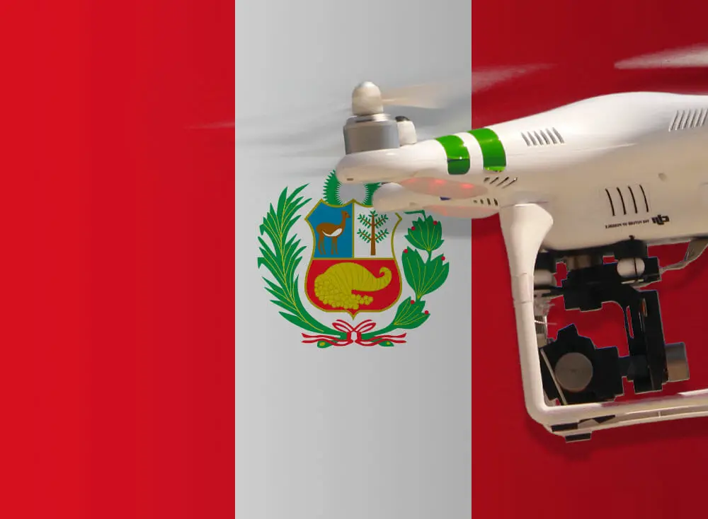 Flying drones in Peru