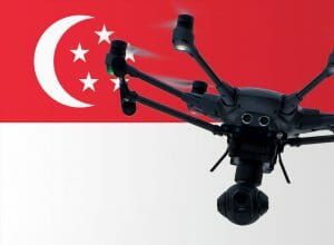 Drohne fliegen in Singapur